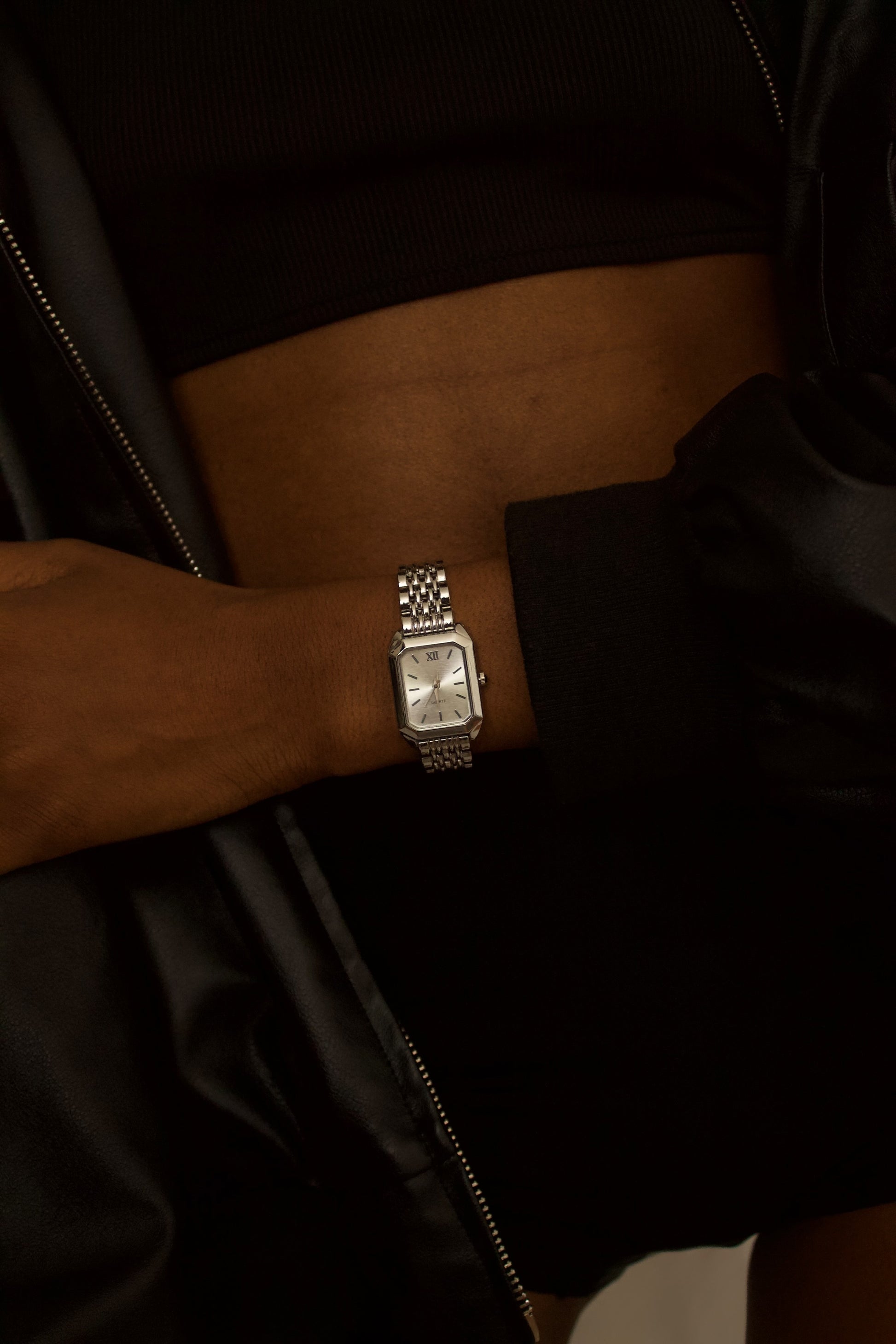 Milla|Silver Watch|White