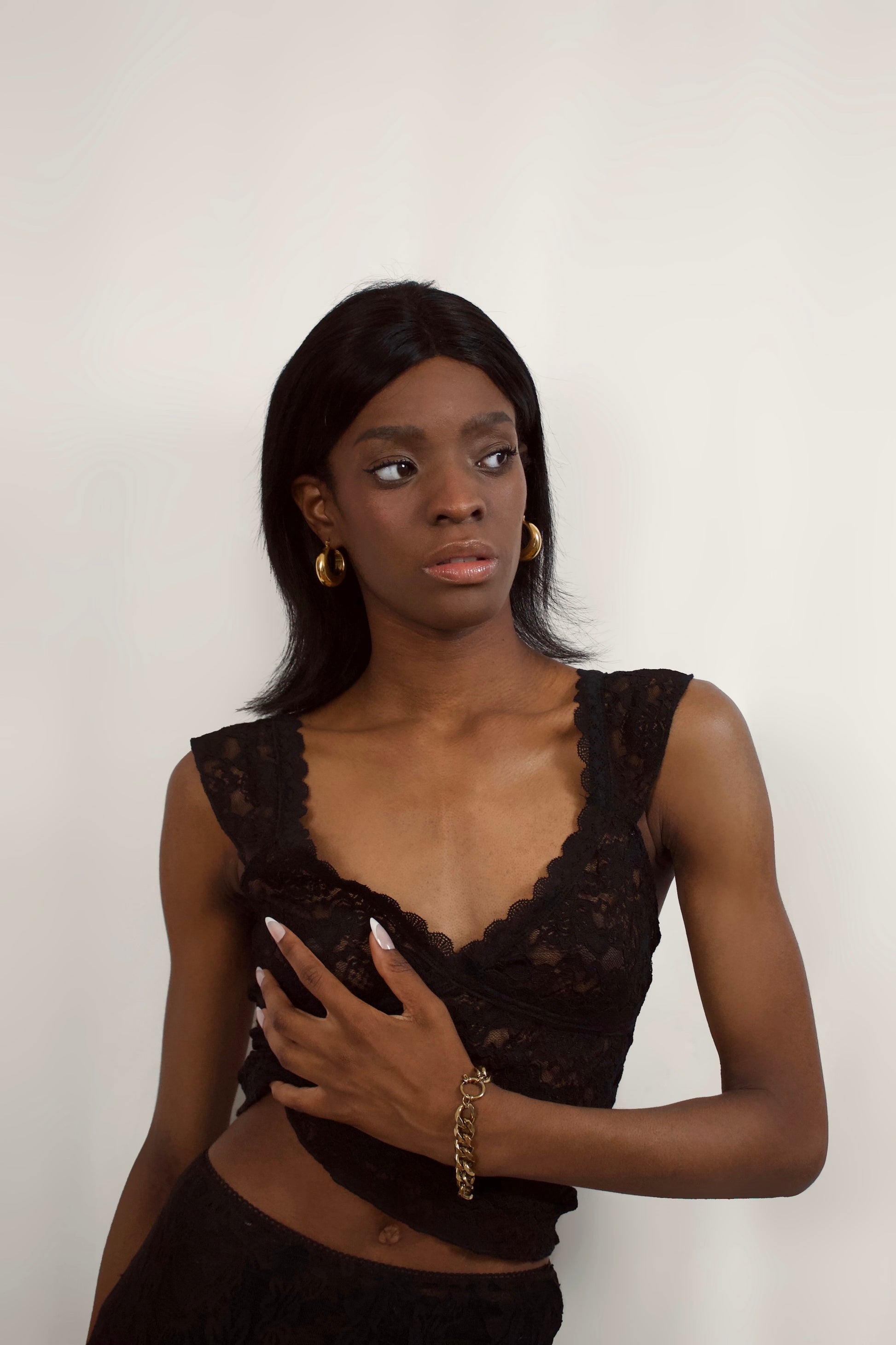 Nolan Chunky Chain|Gold Bracelet