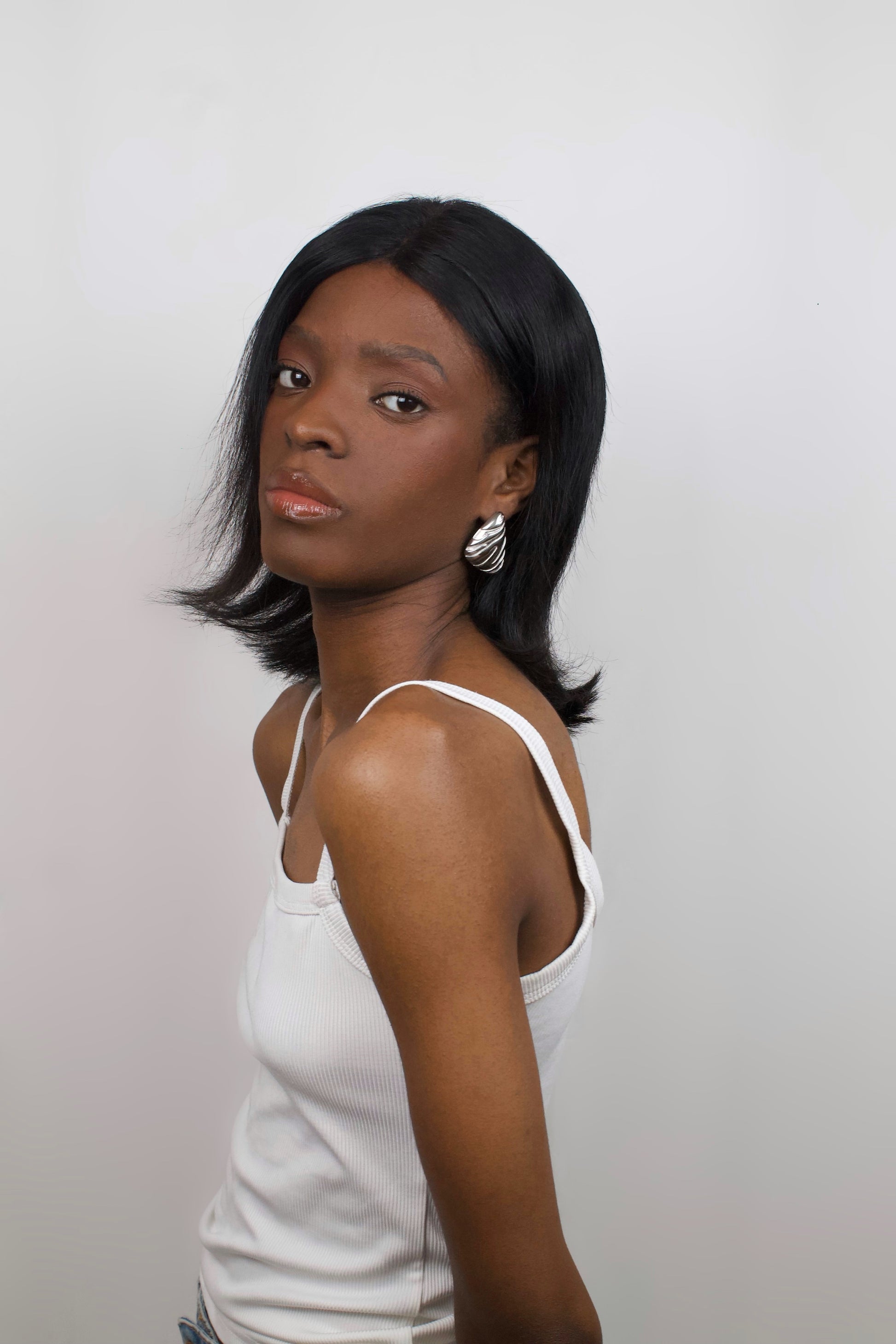 Demi| Silver Earrings