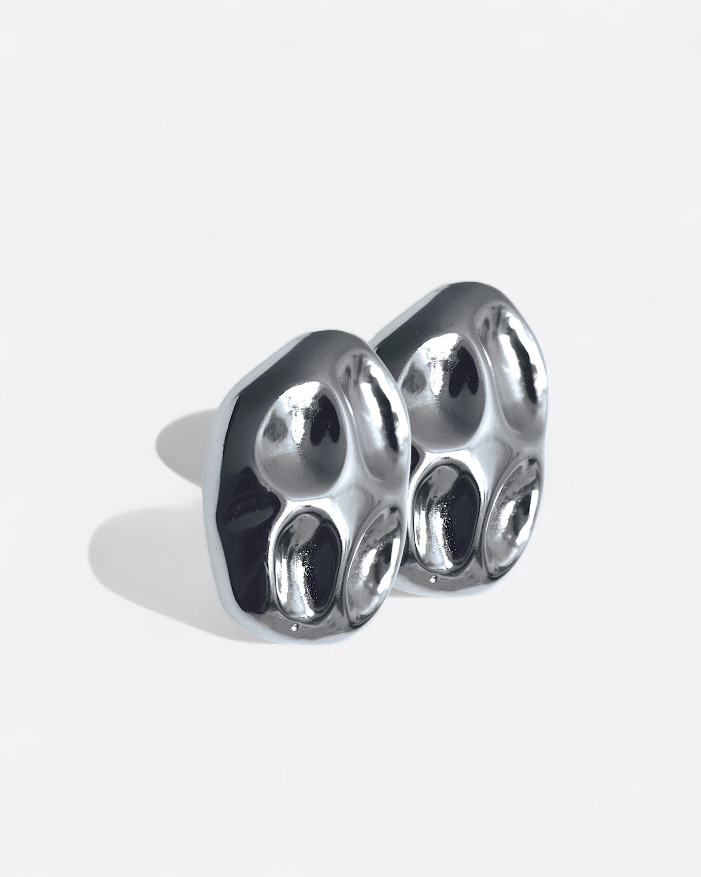 Stormi - Boucles D'oreilles Argentées
