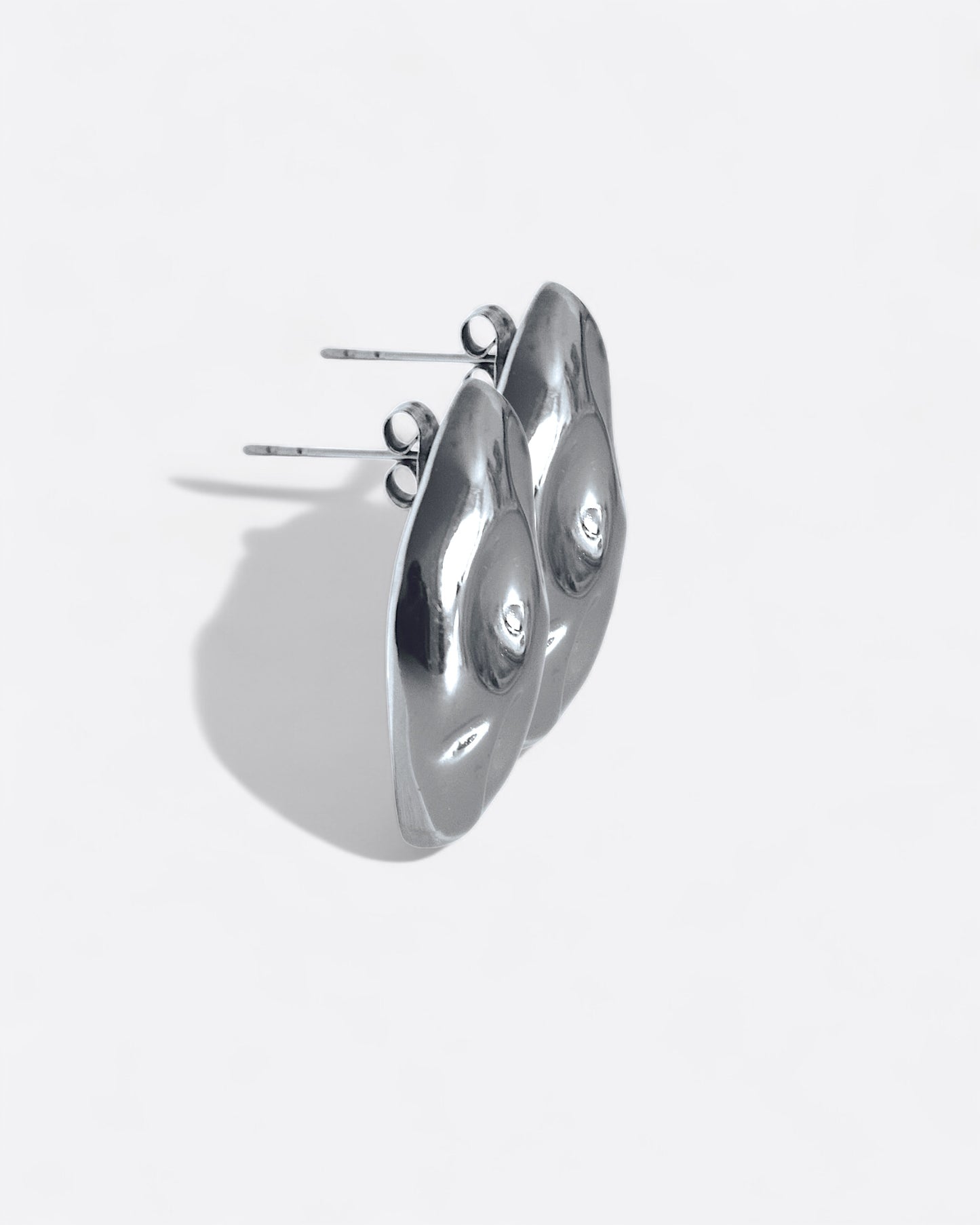 Stormi - Boucles D'oreilles Argentées