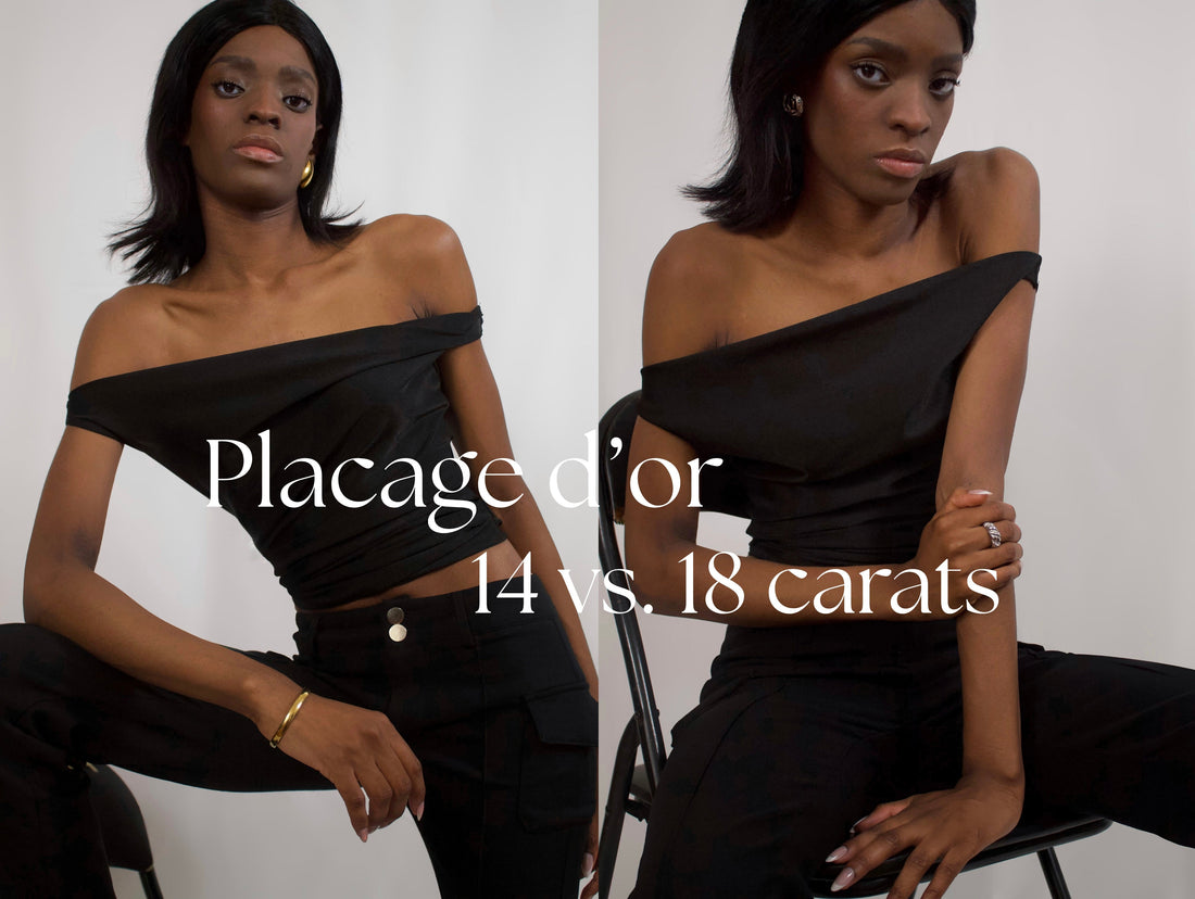Placage d'or 14 vs. 18 carats