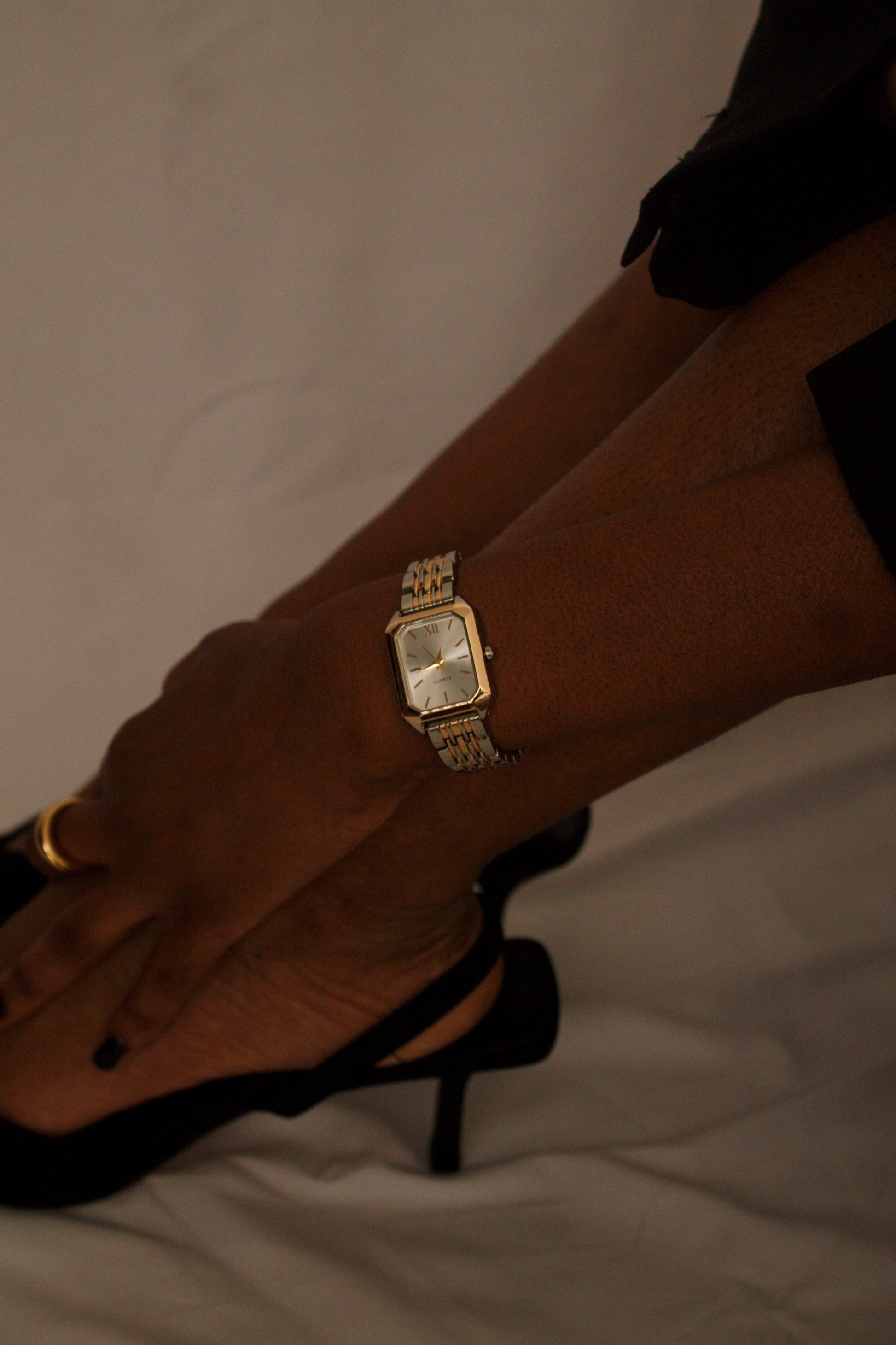 Milla | Two-Tone Watch | White