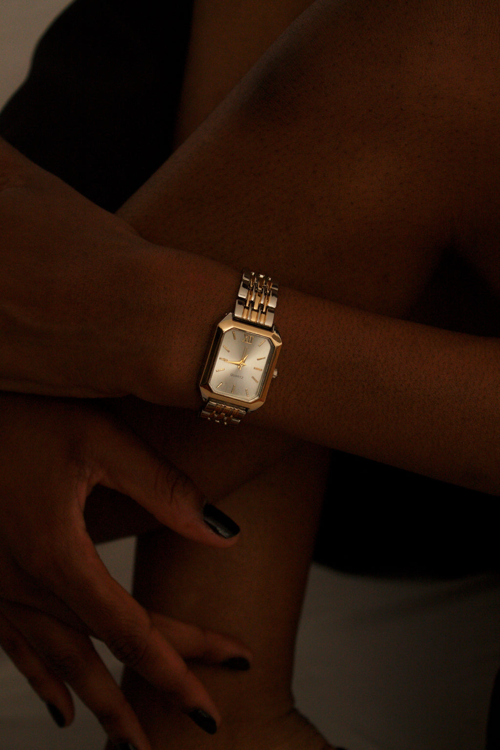 Milla | Two-Tone Watch | White