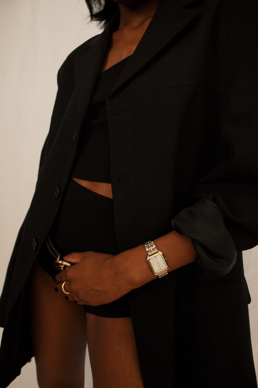 Milla | Two-Tone Watch | White