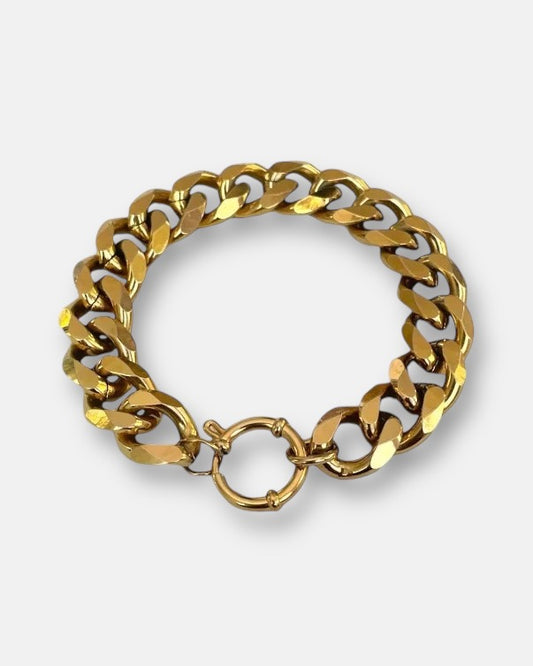 Nolan Chunky Chain - Gold Bracelet