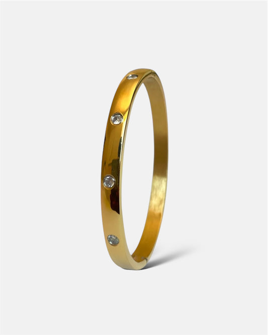 Sydney - Gold  Bangle Bracelet