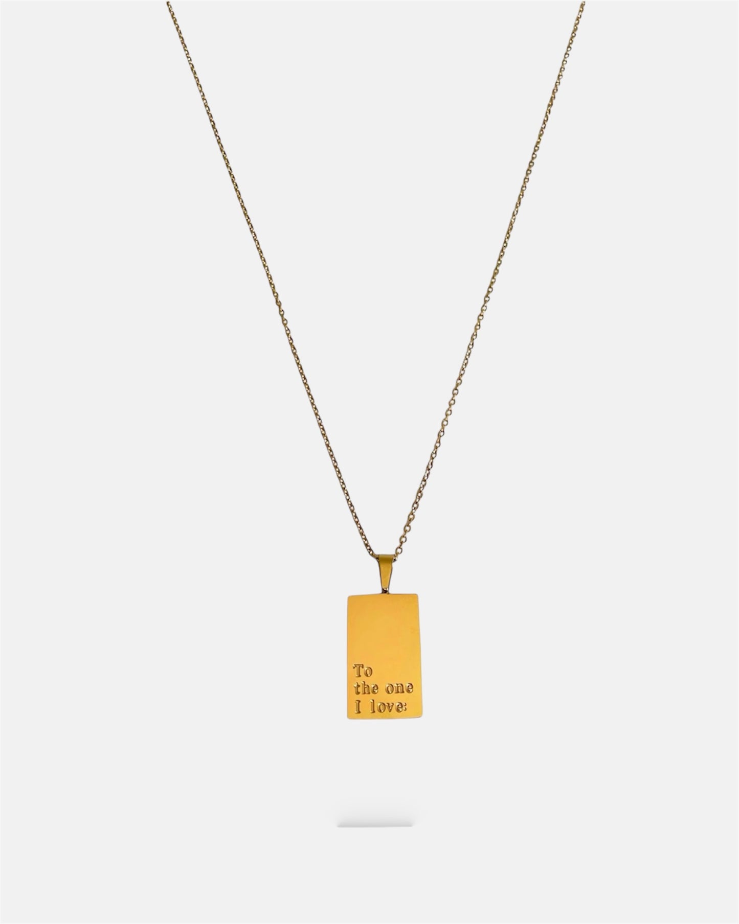 Love Letter - Gold Necklace