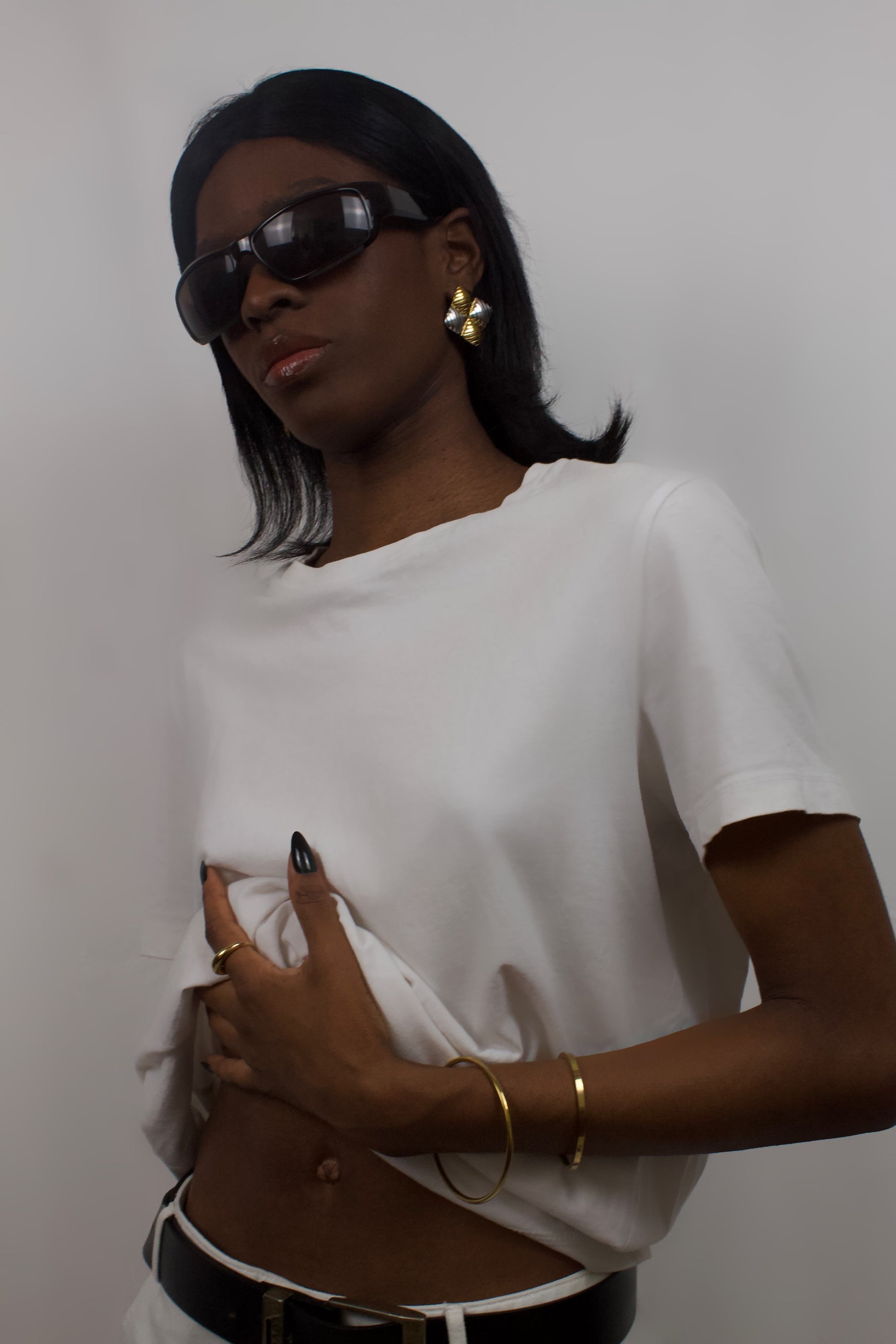 Rowan｜ Two-Tone Earrings