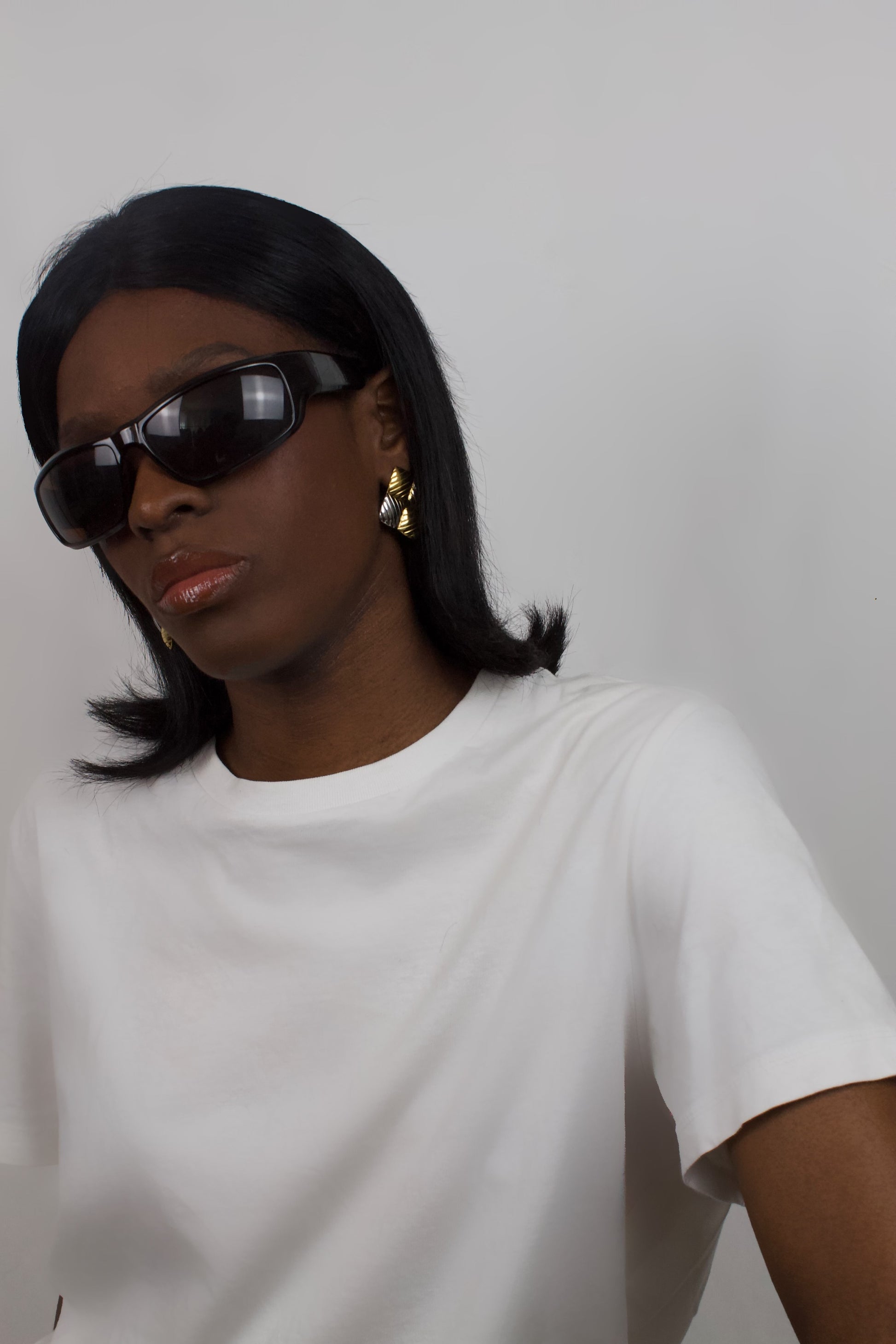 Rowan｜ Two-Tone Earrings