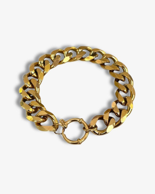 Nolan Chunky Chain - Bracelet Doré