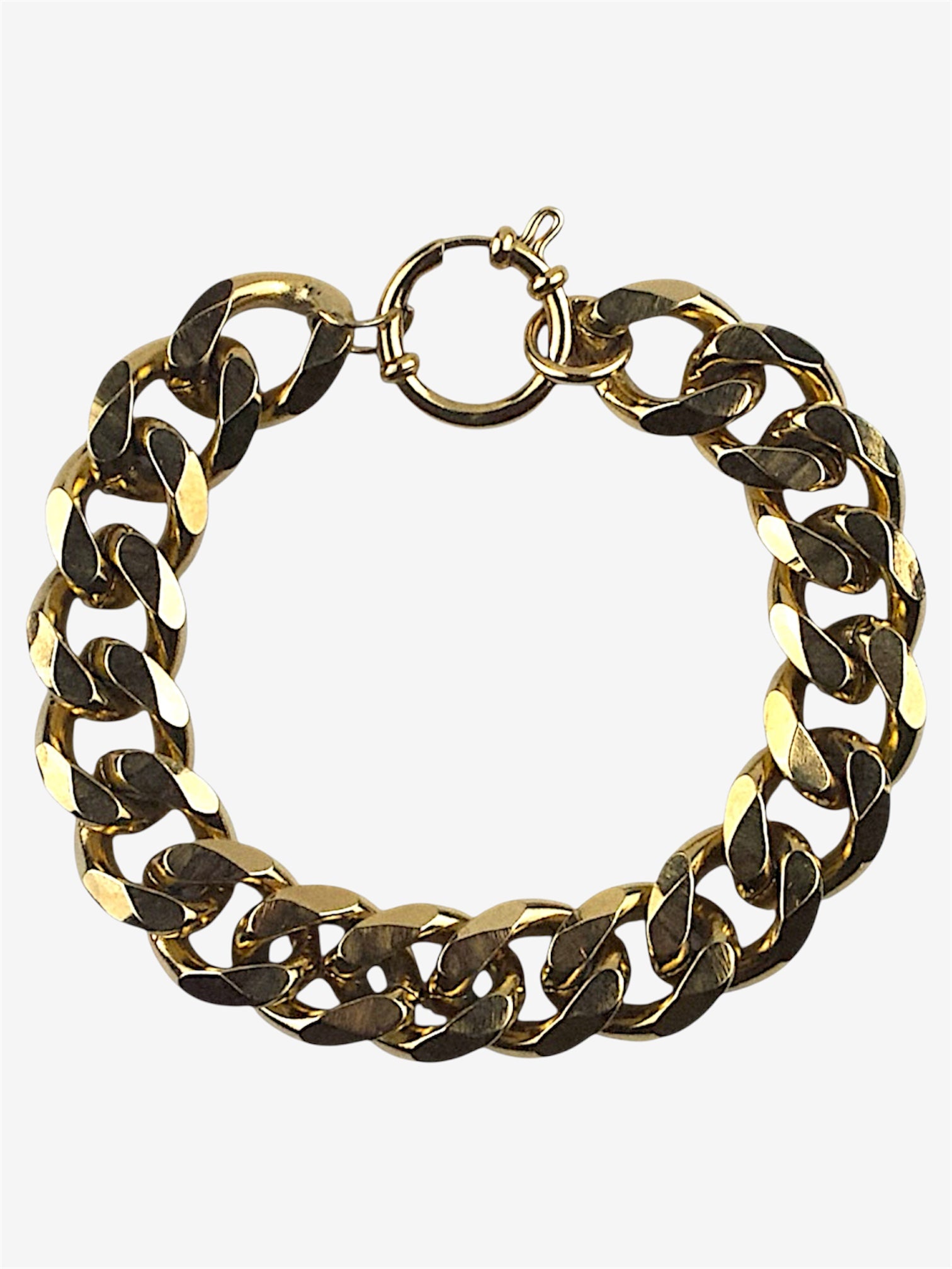 Nolan Chunky Chain｜Gold Bracelet